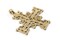 Brass Ethiopian Coptic Cross Pendant, African Abyssinian Design, Orthodox Christian Pendant for Jewelry, The Bead Chest